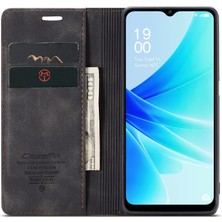 Mays Shop Oppo Için Flip Case A57 4G/A77 4G/A77S Flip Folio Kitap Kılıf Kart Yuvası Pu (Yurt Dışından)