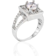 Neva Jewelry Kare Tektaş Yüzük