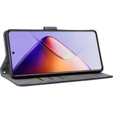 Mays Shop Infinix Not 40 5g Kart Yuvaları Için Kılıf Kapak Rfid Engelleme Manyetik Kapak (Yurt Dışından)