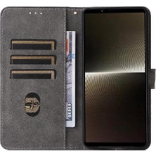 Mays Shop Sony Xperia 1 Vi Kart Yuvaları Için Kılıf Kapak Manyetik Kapatma Rfid Engelleme (Yurt Dışından)