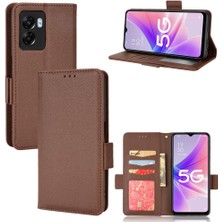 Mays Shop Oneplus Nord N300 Cüzdan Kart Yuvaları Için Kılıf Tutucu Yan Toka Manyetik (Yurt Dışından)