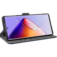 Mays Shop Infinix Not 40 Pro 5G/X6851 Flip Folio Cüzdan Manyetik Kapatma Için Kılıf (Yurt Dışından)