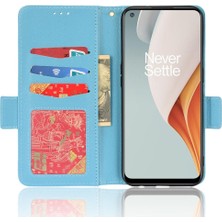 Mays Shop Oneplus Nord N100 Manyetik Cüzdan Yan Toka Kart Yuvaları Tutucu Için Kılıf (Yurt Dışından)