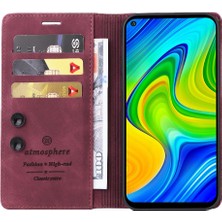 Mays Shop Xiaomi Redmi Not 9 Için Flip Case Kapak Cüzdan Basit Iş Durum (Yurt Dışından)