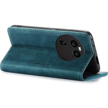 Mays Shop Oppo Bulmak Için Flip Case X6 5g Vintage Pu Deri Cüzdan Kılıf Kart Yuvası (Yurt Dışından)