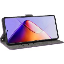 Mays Shop Infinix Not Için Kılıf 40 4G/X6853 Rfid Engelleme Manyetik Kapatma Pu Flip (Yurt Dışından)