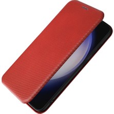 Mays Shop Samsung Galaxy S24 Ultra Tam Koruma Manyetik Karbon Fiber (Yurt Dışından)