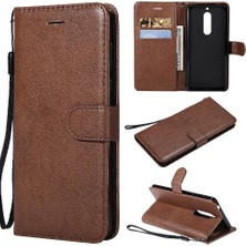 Mays Shop Kart Yuvası Klasik Düz Renk Iş Cüzdan ile Nokia 5 Için Flip Case (Yurt Dışından)