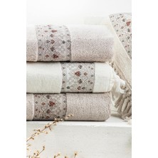 Pupilla Collection Sidney Penye 50*90 4'lü Yüz Havlusu - Renkli