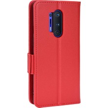 Mays Shop Oneplus 8 Için Kılıf Pro Manyetik Pu Deri Yan Toka Cüzdan Kart Yuvaları (Yurt Dışından)