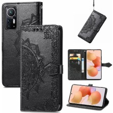 Mays Shop Xiaomi 12 Için Kılıf Zarif Desen Deri Kılıf Darbeye Basit (Yurt Dışından)