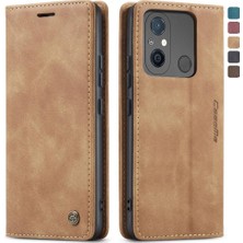 Mellow Shop Xiaomi Redmi 12C Durumda Kart Yuvası Kickstand Manyetik Kapatma Için Flip Case (Yurt Dışından)