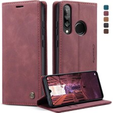 Mellow Shop Huawei P30 Lite Durumda Kart Yuvası Için Flip Case Kickstand Flip Folio Kitap Pu (Yurt Dışından)