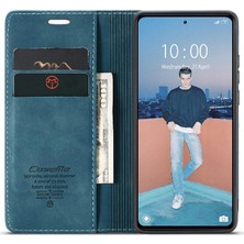 Mellow Shop Xiaomi Redmi Not 12 Için Flip Case Pro 5g Kılıf Kart Yuvası Kickstand Kapak Pu (Yurt Dışından)