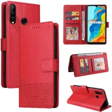 Mellow Shop Huawei P30 Lite Premium Deri Kickstand 4 Köşe Üç Için Flip Case (Yurt Dışından)