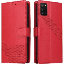 Mellow Shop Samsung Galaxy A03S 4 Köşe Koruma Üç Kart Yuvaları Için Flip Case (Yurt Dışından)