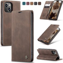 Mellow Shop Iphone 13 Için Flip Case Kart Yuvası Kickstand Manyetik Kapatma Vintage (Yurt Dışından)