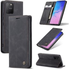 Mellow Shop Samsung Galaxy S10 Lite Flip Case Için Folio Kitap Vintage Pu Deri (Yurt Dışından)