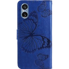 Mellow Shop Sony Xperia 10 Vi Flip Kickstand Manyetik Kapak Pu Deri Kılıf ile (Yurt Dışından)