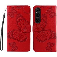 Mellow Shop Sony Xperia 1 Vi 2024 Için Kılıf Pu Deri Darbeye Kapak Flip Kickstand (Yurt Dışından)