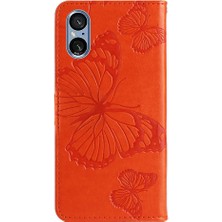 Mellow Shop Sony Xperia 10 Vi Flip Kickstand Manyetik Kapak Pu Deri Kılıf ile (Yurt Dışından)