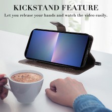 Mellow Shop Sony Xperia 10 Vi Flip Kickstand Manyetik Kapak Pu Deri Kılıf ile (Yurt Dışından)