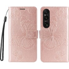 Mellow Shop Sony Xperia 1 Vi 2024 Için Kılıf Pu Deri Darbeye Kapak Flip Kickstand (Yurt Dışından)