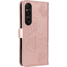 Mellow Shop Sony Xperia 1 Vi 2024 Için Kılıf Pu Deri Darbeye Kapak Flip Kickstand (Yurt Dışından)