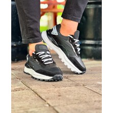 Itallano 0355  Deri Siyah Erkek Sneaker Ayakkabı