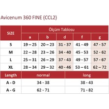 Avicenum Ccl2 Phlebo 360 Ag Diz Üsstü Etek Ucu Dantelli Orta Basınç Uyruk Varis Çorabı Burnu Kapalı