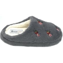 Shoemio Karla Nakışlı Kadın Ev Terliği