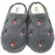 Shoemio Karla Nakışlı Kadın Ev Terliği