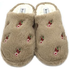 Shoemio Karla Nakışlı Kadın Ev Terliği