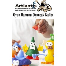 Artlantis Oyun Hamuru Oyuncak Merdane Silindir Kesici Şekiller Kalıp Enjektör Seti 1 Paket Okul Öncesi Kreş Anasınıfı Etkinlik