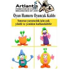 Artlantis Oyun Hamuru Oyuncak Kalıbı 1 Paket Oyun Hamuru Aksesuarları Seti