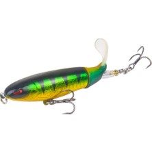 Longbangdian Shop Siyah Stil 10CM 13G Whopper Popper Topwater Balıkçılık Cazibesi 3D Gözler Plastik Yapay Yem Sert Balıkçılık Plopper Kanca Balıkçılık Aksesuarları (Yurt Dışından)