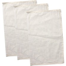 Malory 3 Adet Muslin Ipli Çanta Fındık Sütü Torbası Sebze Baharat Gıda 20CMX30CM (Yurt Dışından)