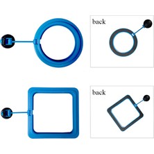 Longbangdian Shop No.3 Tarzı 1 Adet Yeni Akvaryum Besleme Halkası Balık Tankı Istasyonu Kare Daire Gıda Tepsisi Besleyici Su Tesisi Yüzdürme Aksesuarı Yüksek (Yurt Dışından)