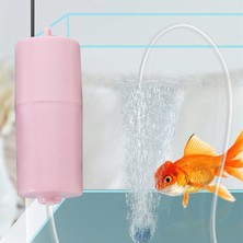 Longbangdian Shop Siyah S Tarzı Mini Akvaryum Oksijen Hava Pompası USB Sessiz Küçük Havalandırma Pompası Taşınabilir Balık Tankı Oksijenatör Akvaryum Aksesuarları Balık Hava Pompası (Yurt Dışından)