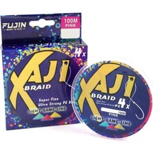 Fujin Aji Light Game Braid 4x 0.04MM 100MT. Pink Ip