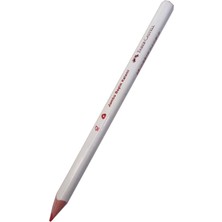 Faber-Castell Jumbo Kırmızı Kalem 1 Adet  Kırmızı Başlık Kalemi Üçgen Kırmızı Renk Kurşun Kalem Ilk Kalemim
