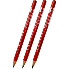 Faber-Castell Ilk Kalemim Jumbo Üçgen Başlangıç Kalemi Siyah 2.5 B 3 Adet Faber Jumbo Kurşun Kalem Oluklu Gövde Triangular