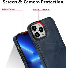 Xstep Case iPhone 12 Pro Max Kart Tutuculu Darbeye Dayanıklı Pu+Tpu Telefon Kabuğu (Yurt Dışından)