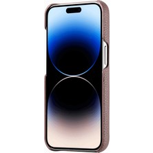 Xstep Case iPhone 14 Pro Max Litchi Doku Çizilmez Deri+Pc Telefon Kapağı (Yurt Dışından)