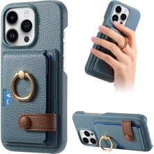 Xstep Case iPhone 14 Pro Max Kart Yuvası Kickstand Pu+Pc+Tpu Telefon Kapağı (Yurt Dışından)