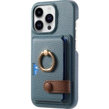 Xstep Case iPhone 14 Pro Max Kart Yuvası Kickstand Pu+Pc+Tpu Telefon Kapağı (Yurt Dışından)