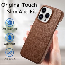 Xstep Case iPhone 13 Pro Litchi Doku Çizilmez Pu Deri+Pc Telefon Kapağı (Yurt Dışından)