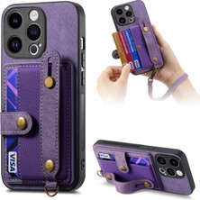 Xstep Case iPhone 14 Pro Askılı Anti-Damla Kickstand Kart Tutucu Telefon Kılıfı (Yurt Dışından)