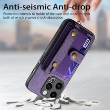 Xstep Case iPhone 14 Pro Askılı Anti-Damla Kickstand Kart Tutucu Telefon Kılıfı (Yurt Dışından)