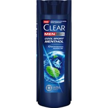 Clear Men Kepeğe Karşı Etkili Şampuan Cool Sport Menthol Ferahlatıcı Mentol Etkisi 350 ml